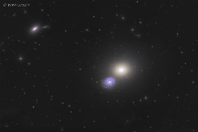 ARP116 The Eyes Galaxies – Planewave CDK17 Native LRGB