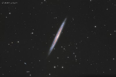 NGC5907 Knife-edge-galaxy – Planewave CDK17 Native LRGB